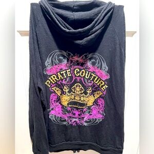 Disney Pirates of the Caribbean full zip hoodie
